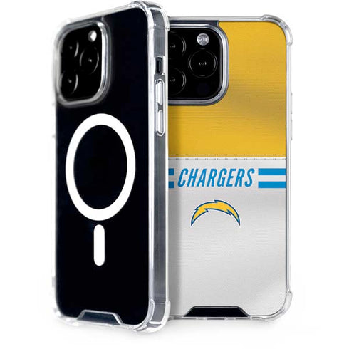 NFL Los Angeles Chargers White Striped iPhone Cases