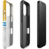 NFL Los Angeles Chargers White Striped iPhone 16 Pro Impact Case