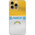 NFL Los Angeles Chargers White Striped iPhone 16 Pro Max Skin