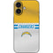 NFL Los Angeles Chargers White Striped iPhone 16 Skin