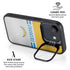 NFL Los Angeles Chargers White Striped iPhone 16e Kickstand Case