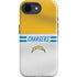 NFL Los Angeles Chargers White Striped iPhone 16e Impact Case