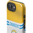 NFL Los Angeles Chargers White Striped iPhone 16e Impact Case
