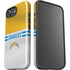 NFL Los Angeles Chargers White Striped iPhone 16e Impact Case