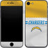 NFL Los Angeles Chargers White Striped iPhone 8 Skin