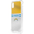 NFL Los Angeles Chargers White Striped iPhone XS Clear Case