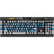 NFL Los Angeles Chargers White Striped K95 RGB PLATINUM Mechanical Gaming Keyboard Skin