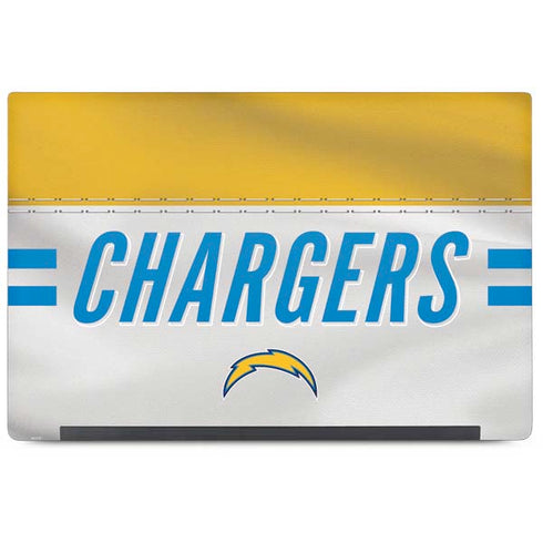 NFL Los Angeles Chargers White Striped Dell Latitude Skin