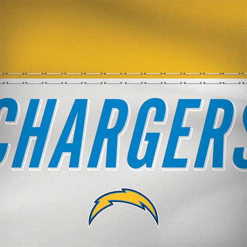 NFL Los Angeles Chargers White Striped Dell Latitude Skin