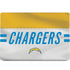 NFL Los Angeles Chargers White Striped MacBook Skins