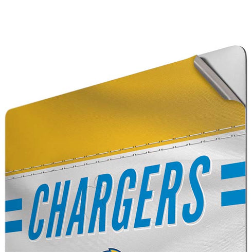NFL Los Angeles Chargers White Striped Apple MacBook Pro 16-inch Skin