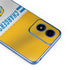 NFL Los Angeles Chargers White Striped Moto G Play 4G (2024) Skin