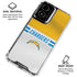 NFL Los Angeles Chargers White Striped Moto G Power 5G (2024) Clear Case