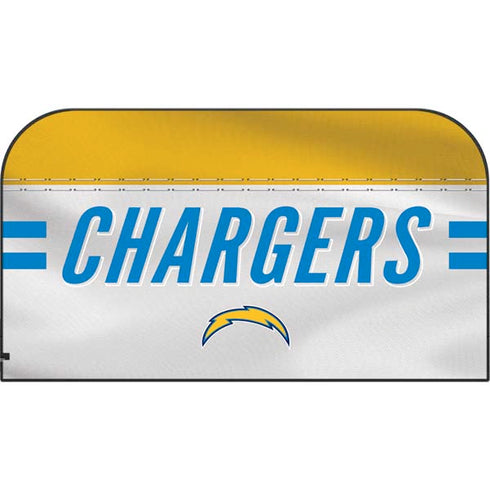 NFL Los Angeles Chargers White Striped Nintendo Switch 2 (2025) with Joy-Con Skin