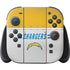 NFL Los Angeles Chargers White Striped Nintendo Skins