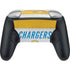 NFL Los Angeles Chargers White Striped Nintendo Switch 2 (2025) Pro Controller Skin
