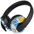 NFL Los Angeles Chargers White Striped PlayStation 4 Gold Wireless Headset Skin