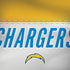 NFL Los Angeles Chargers White Striped PlayStation 4 Gold Wireless Headset Skin