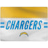 NFL Los Angeles Chargers White Striped Surface Laptop 7 13.8in Skin