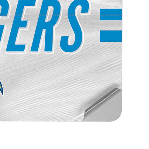 NFL Los Angeles Chargers White Striped Surface Laptop Studio Skin