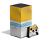 NFL Los Angeles Chargers White Striped XBox Series X Digital Edition Bundle Skin