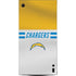 NFL Los Angeles Chargers White Striped XBox Series X Digital Edition Console Skin