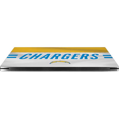 NFL Los Angeles Chargers White Striped Dell XPS Skin