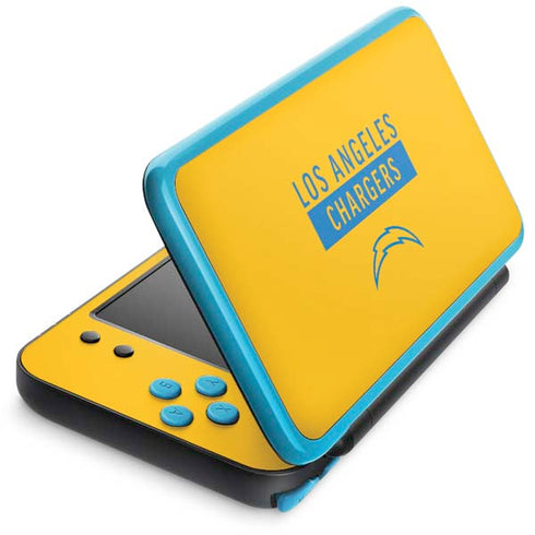 NFL Los Angeles Chargers Yellow Performance Series Nintendo Skins