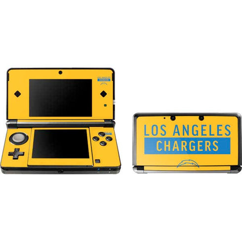 NFL Los Angeles Chargers Yellow Performance Series Nintendo Skins