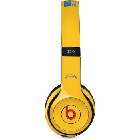 NFL Los Angeles Chargers Yellow Performance Series Beats Solo 3 Wireless Skin