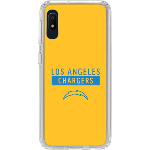 NFL Los Angeles Chargers Yellow Performance Series Galaxy Cases