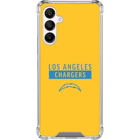 NFL Los Angeles Chargers Yellow Performance Series Galaxy A16 5G Clear Case