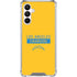 NFL Los Angeles Chargers Yellow Performance Series Galaxy A16 5G Clear Case