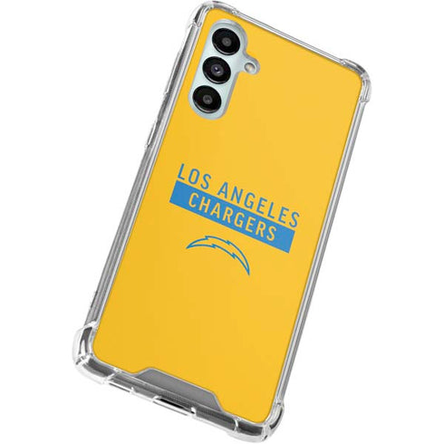 NFL Los Angeles Chargers Yellow Performance Series Galaxy A16 5G Clear Case