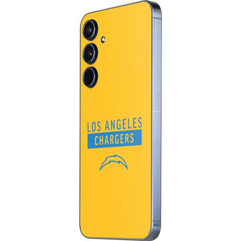 NFL Los Angeles Chargers Yellow Performance Series Galaxy A35 5G Skin