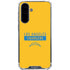 NFL Los Angeles Chargers Yellow Performance Series Galaxy A36 5G Clear Case