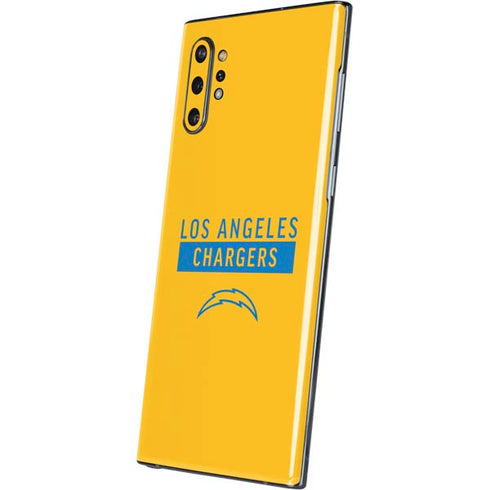 NFL Los Angeles Chargers Yellow Performance Series Galaxy Note 10 Plus Skin