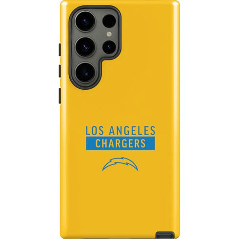 NFL Los Angeles Chargers Yellow Performance Series Galaxy S23 Ultra Pro Case