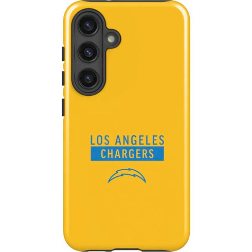 NFL Los Angeles Chargers Yellow Performance Series Galaxy S25 Impact Case