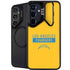 NFL Los Angeles Chargers Yellow Performance Series Galaxy S24 Kickstand Case