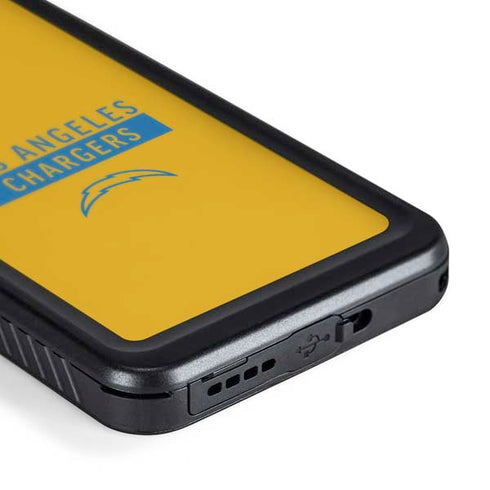 NFL Los Angeles Chargers Yellow Performance Series Galaxy S24 Plus Waterproof Case