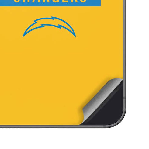 NFL Los Angeles Chargers Yellow Performance Series Galaxy S24 Skin