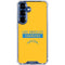 NFL Los Angeles Chargers Yellow Performance Series Galaxy S25 Plus Clear Case