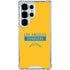 NFL Los Angeles Chargers Yellow Performance Series Galaxy S25 Ultra Clear Case