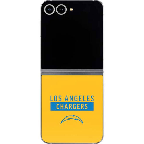 NFL Los Angeles Chargers Yellow Performance Series Galaxy Z Flip6 Skin