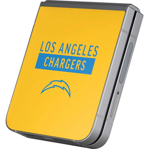 NFL Los Angeles Chargers Yellow Performance Series Galaxy Z Flip6 Skin