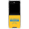 NFL Los Angeles Chargers Yellow Performance Series Galaxy Z Flip6 Clear Case