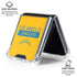 NFL Los Angeles Chargers Yellow Performance Series Galaxy Z Flip6 Clear Case