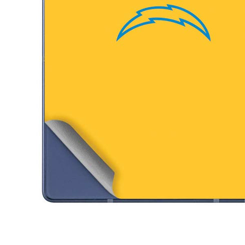 NFL Los Angeles Chargers Yellow Performance Series Galaxy Z Fold6 Skin