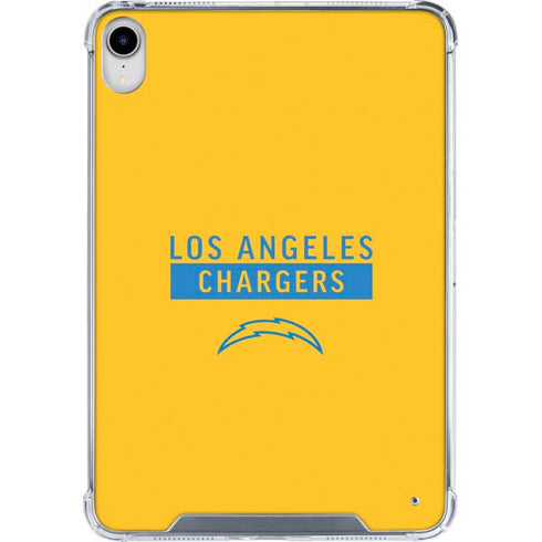 NFL Los Angeles Chargers Yellow Performance Series iPad 11th Gen (2025) Clear Case